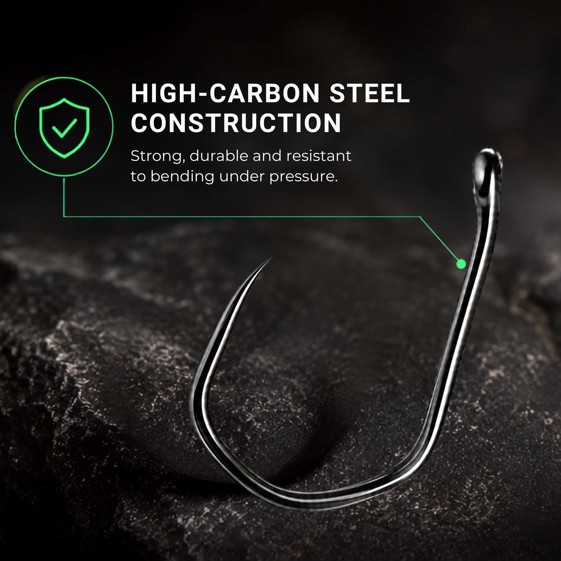 BABALU BB20 hook in high-carbon steel