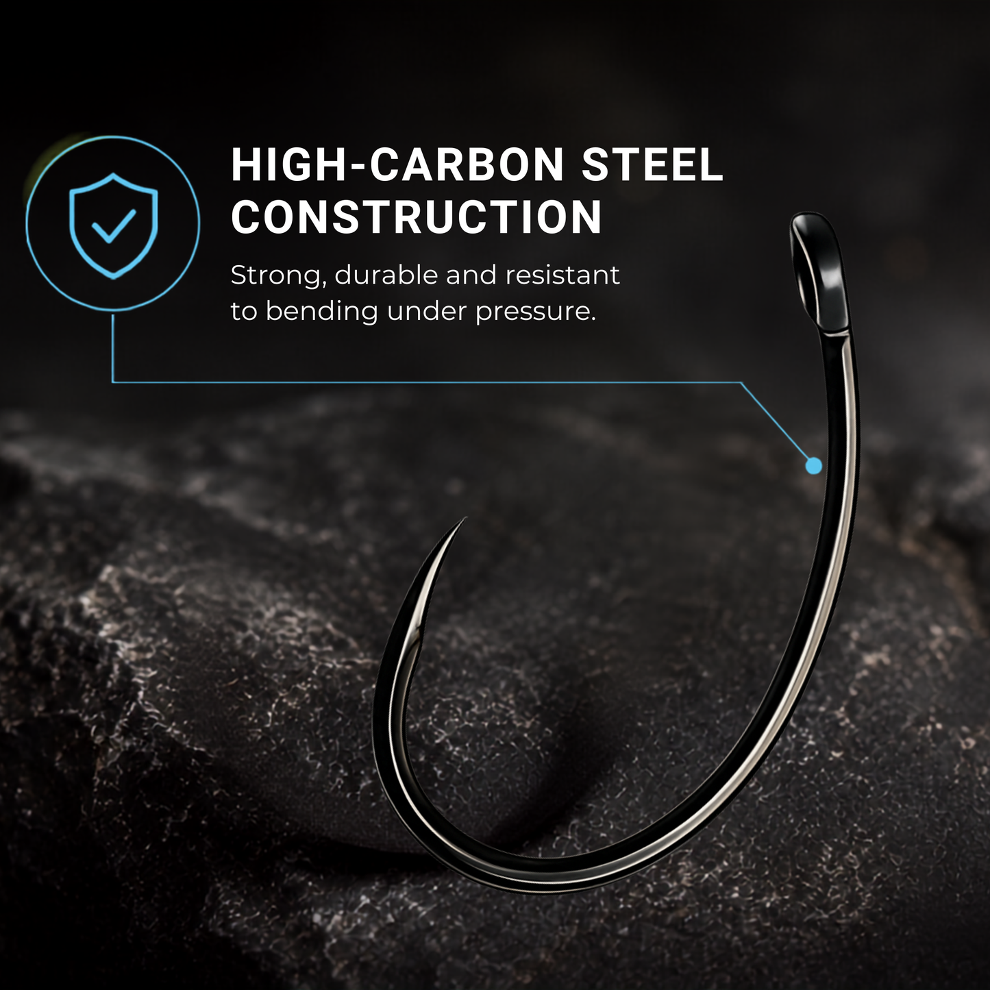 BABALU BB12 hook in high-carbon steel