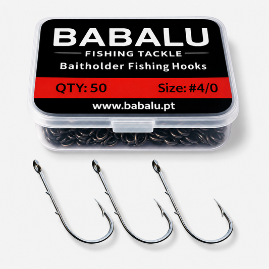 BABALU Baitholder-fiskekroge - 50 stk.
