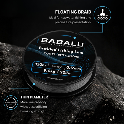 BABALU BFL X8 – Linha de Pesca Trançada 8 Fios, 150 m