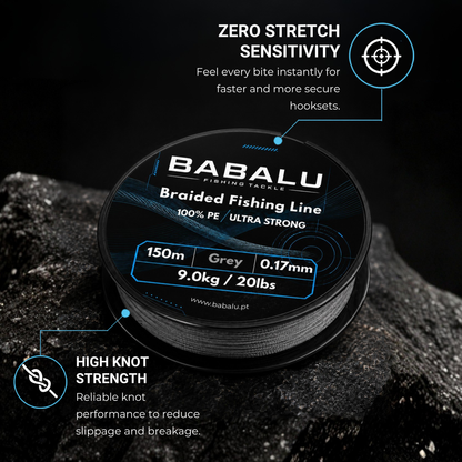 BABALU BFL X8 – Linha de Pesca Trançada 8 Fios, 150 m